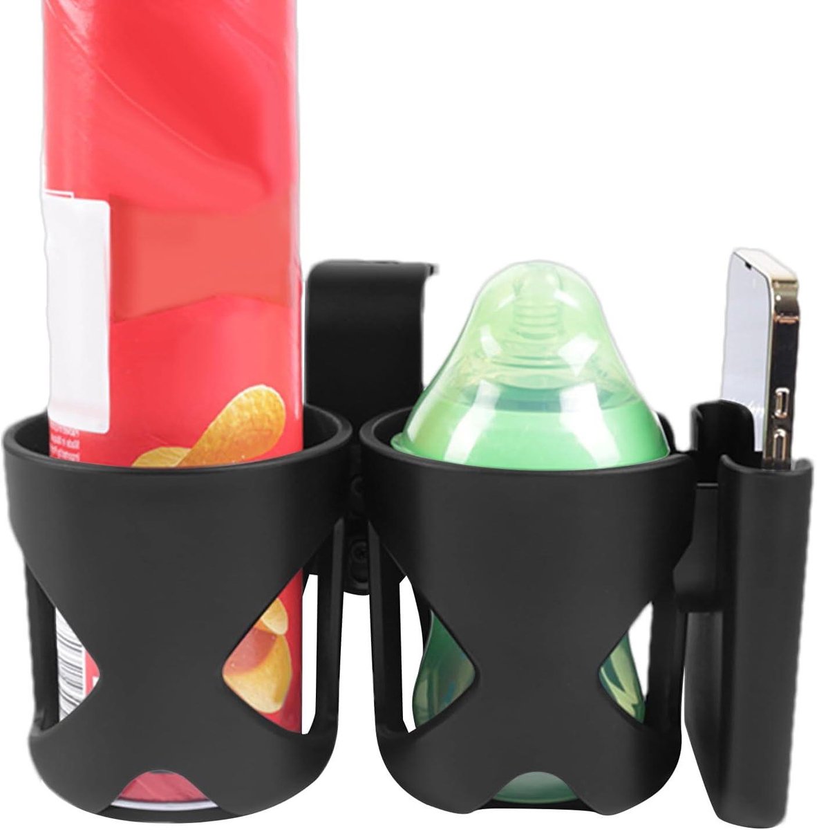 Auto Organizer - Opbergdoos - Reis Comfort - Met Flessenhouder - 22.5 cm - Zwart