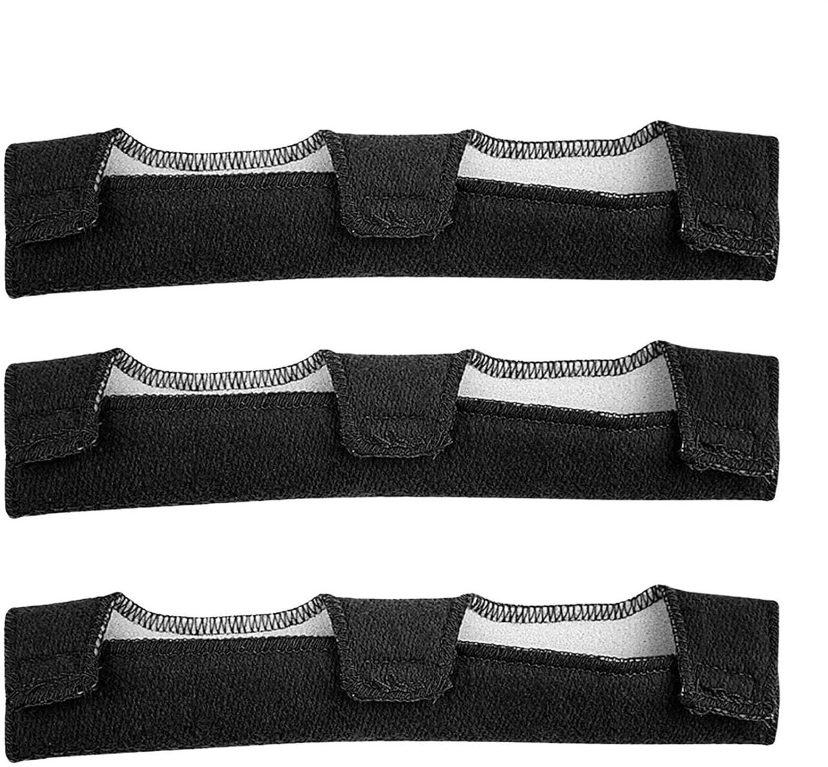 Helmpads - Oorkussens - Veiligheid Verhogend - Zweet Absorberend - 3 stuks - Zwart