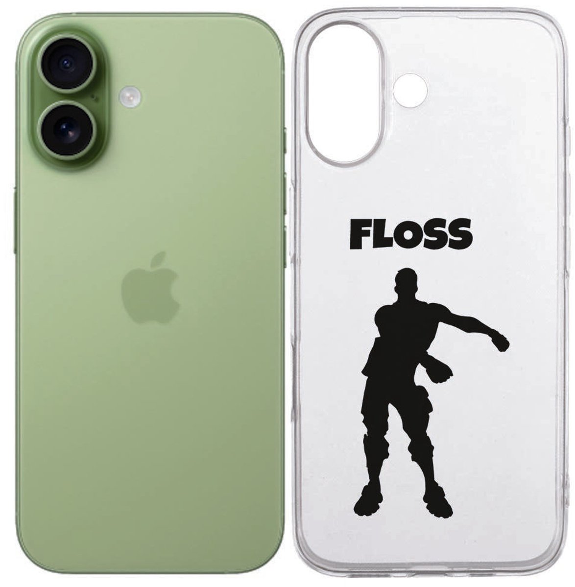 iPhone 17 Hoesje Floss – Siliconen Back Cover
