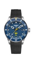 Hanhart FLY NAVY Aerosphere - Horloge - zwarte kunststof band - 42 mm