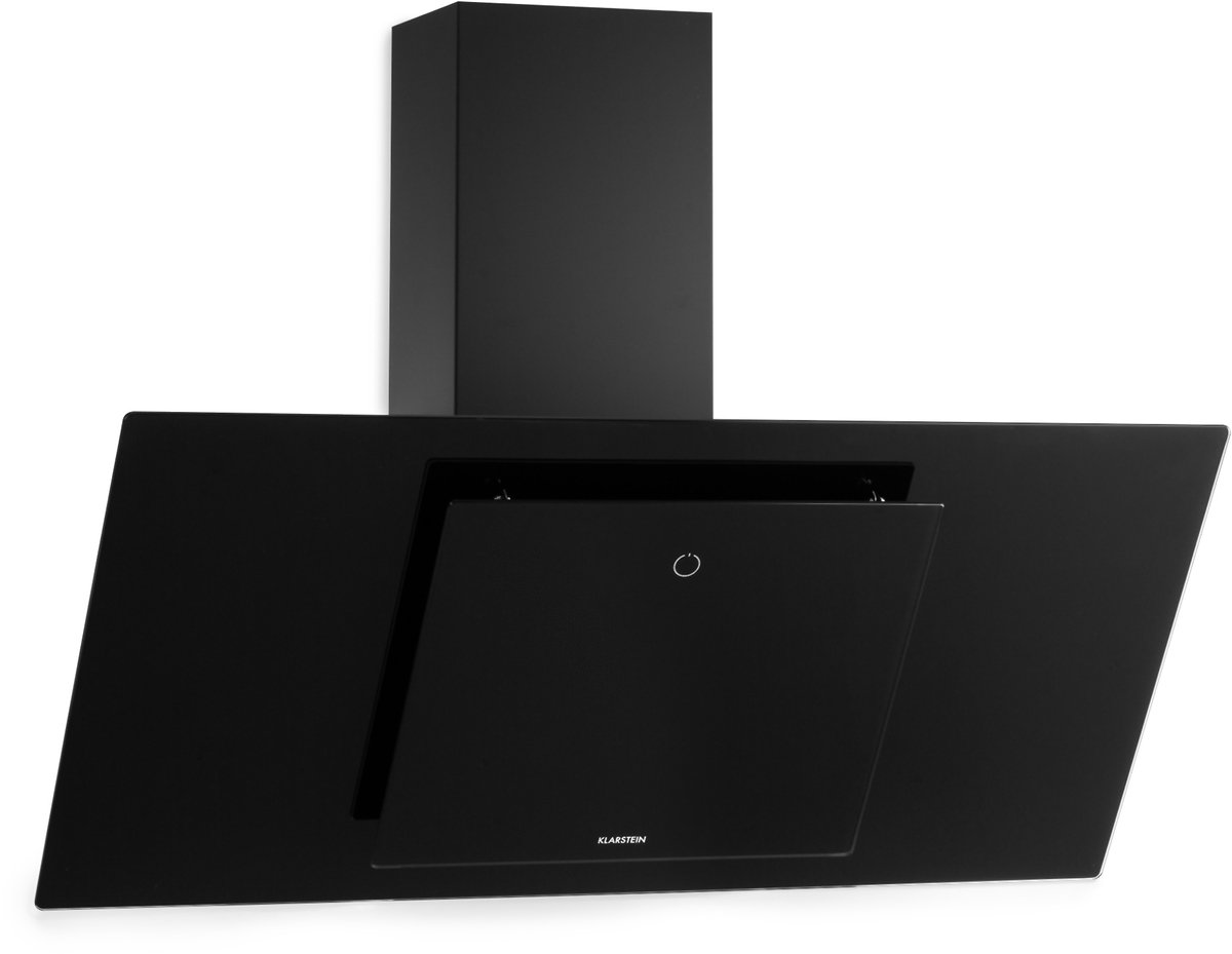 Bol.com Klarstein Afzuigkap Eleonora - Schuine , Afzuigcapaciteit: 426 m³/h, Touchbediening, RGB-Ambientekleur, 60 dB, Recircula... aanbieding