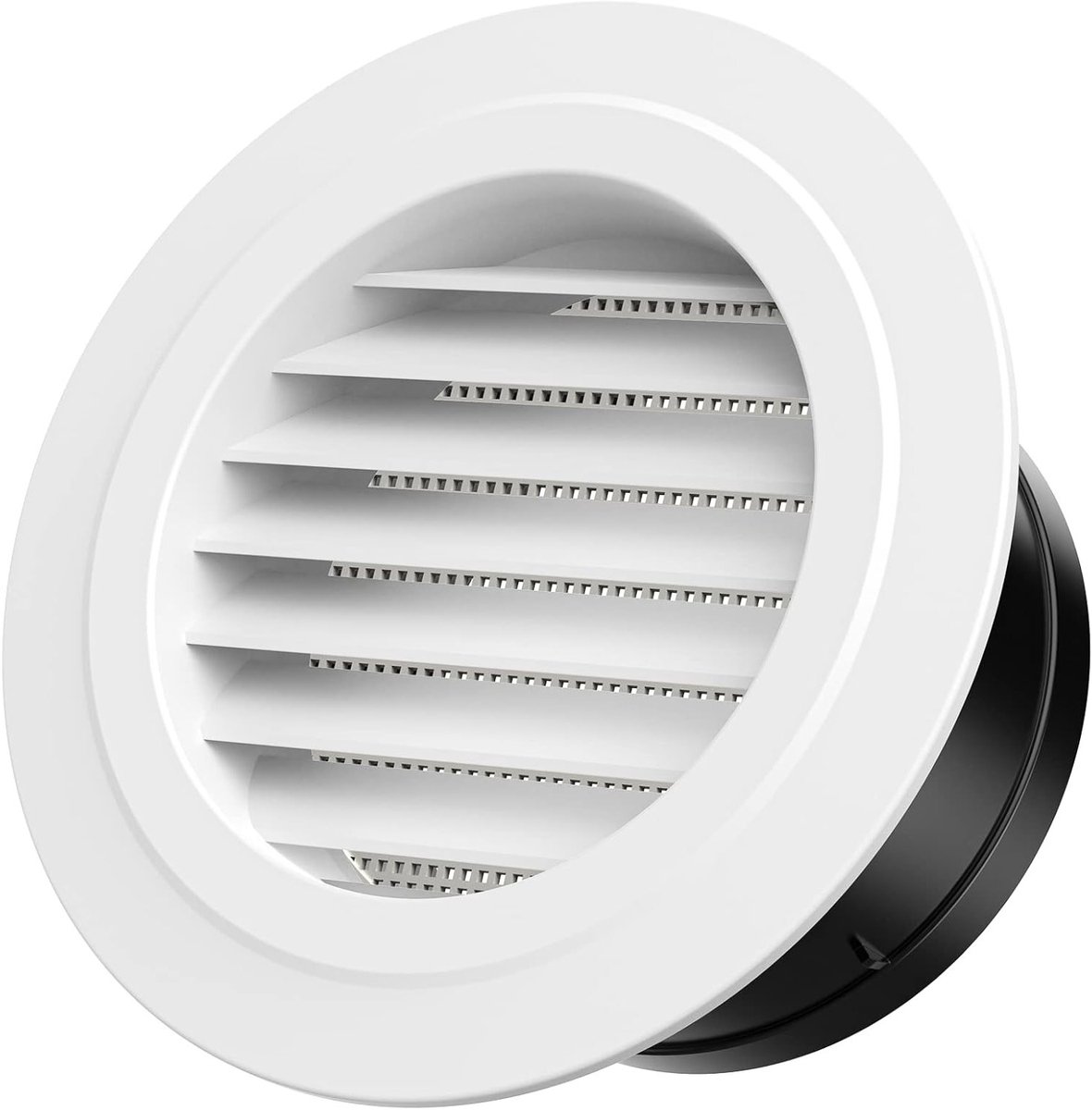 120mm Ventilatierooster met Ronde Openingen, ABS Grille met Insectenbescherming voor Badka