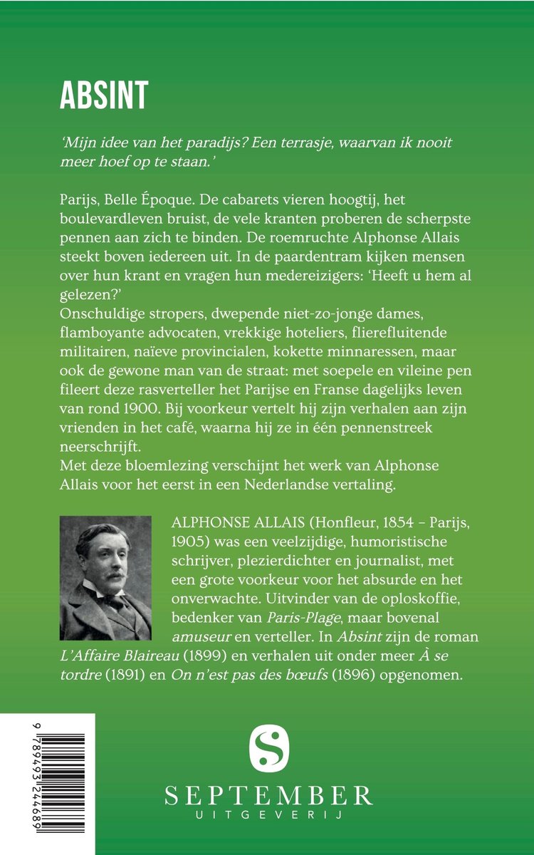 September Classics 3 - Absint - back cover