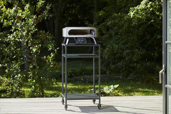 Cozze® Buitentafel 60, H110cm, open, zwart van Merkloos — afbeelding 2