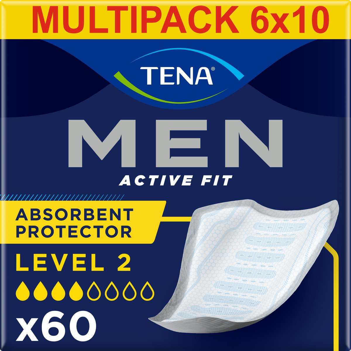 TENA Men Level 2 – verband voor urineverlies – 60 stuks