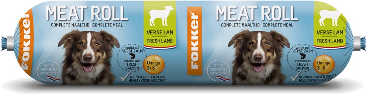 Fokker Meat Roll Lam 4x800g