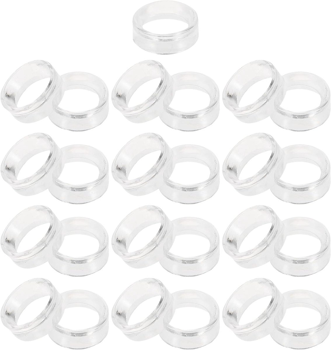 25 Stuks Ronde Acrylstandaard voor Golfballen, Marmer, Verzamelobjecten en Decoratie