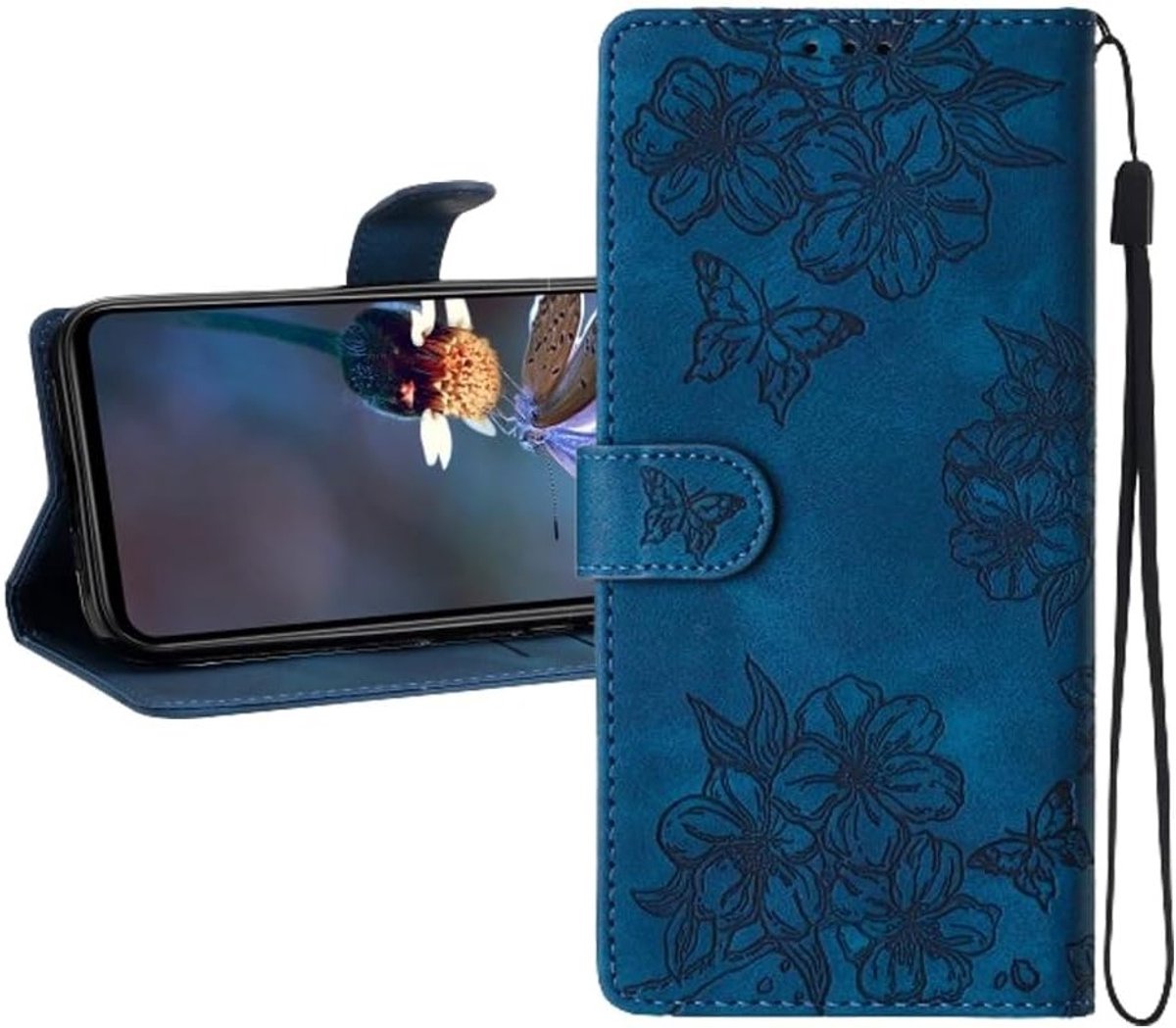 Wallet Case voor Samsung Galaxy Note 9 - Flip Folio Hoes met Kaarthouders, Kickstand en Shockproof Bescherming