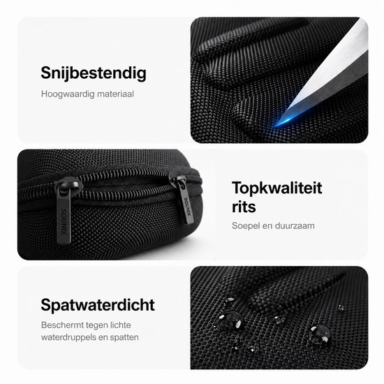 Étui Sounix pour Nintendo Switch 2 - Housse de protection - Étui Switch 2 - Sac de rangement - Étui Portal - Zwart