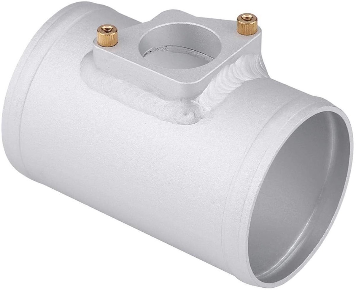 Aluminium Adapter voor Auto Luchtstroommeter - Basis voor Luchtinlaat Systeem 63-83mm, Precisie Meting en Verbeterde Prestaties