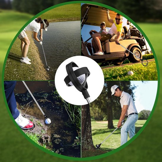 Telescopische Golfbal Retriever van RVS - Ideaal voor Water en Bos, Golfaccessoires en Cadeaus voor Golfliefhebbers van Merkloos — afbeelding 5