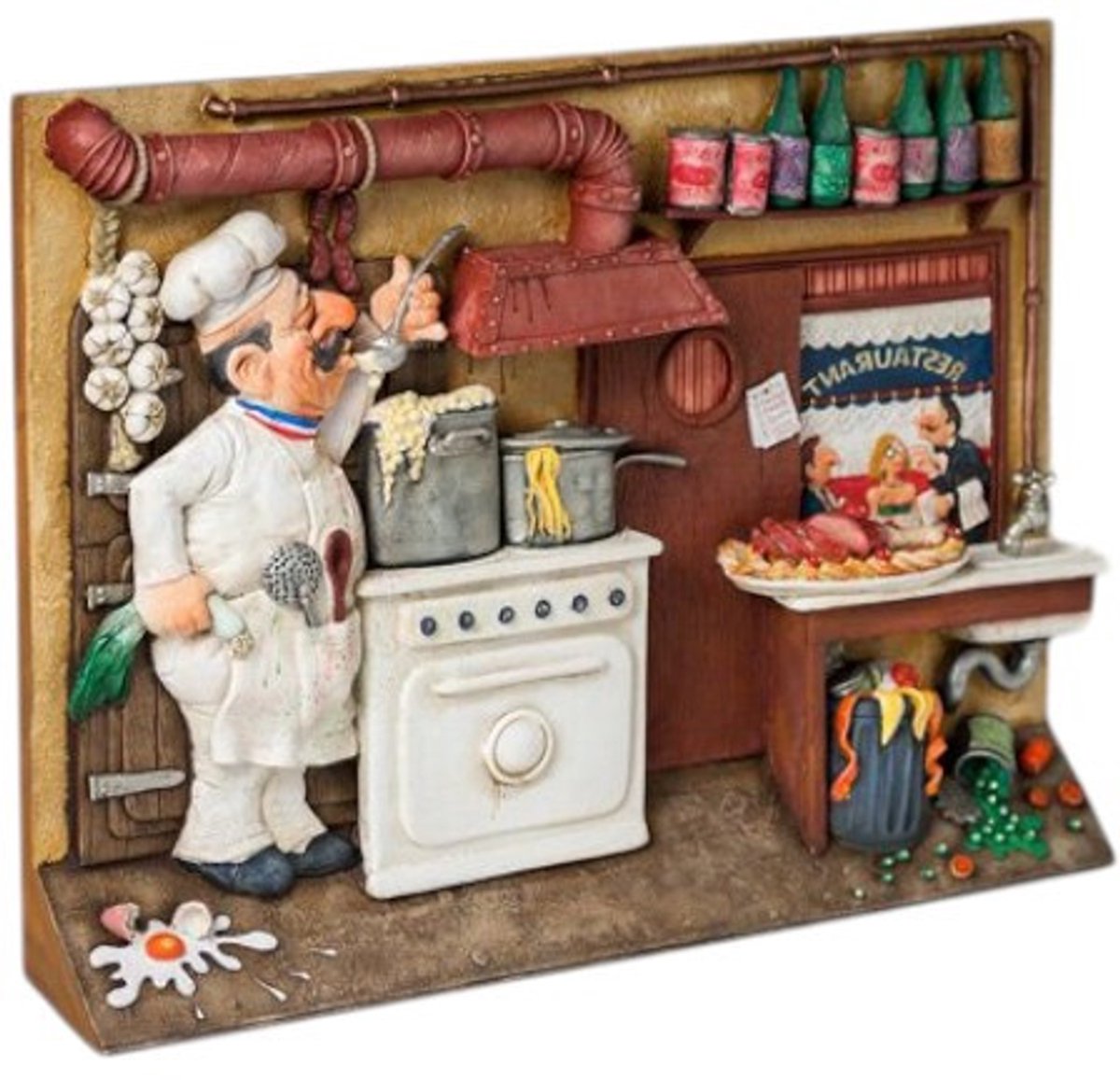 Fijnproeven – Forchino Collectie Beeldje – Parastone – 40 x 30 x 5 cm