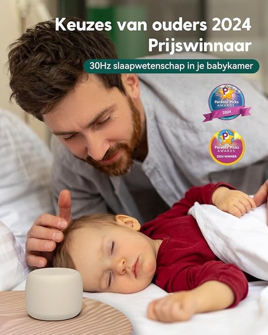 Draagbare White Noise Machine met 15 Geluiden en Timer — afbeelding 2