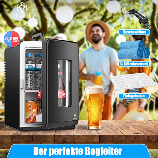 Mini koelkast - Drank koeler - Mini bar - Slaapkamer — afbeelding 5