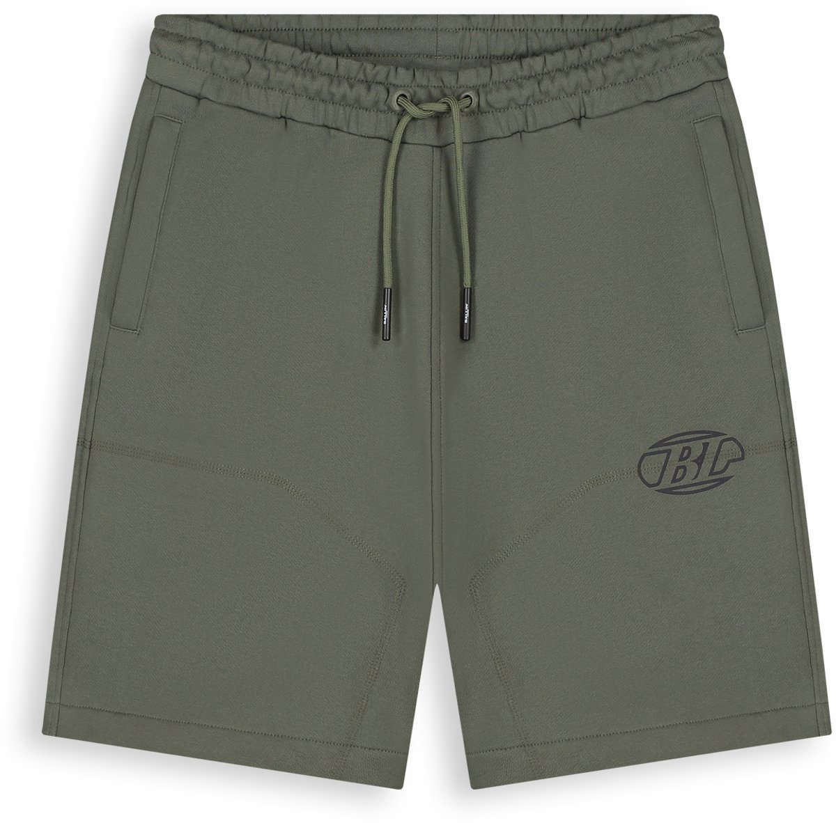 Ballin Amsterdam - Heren Loose fit Shorts Sweat - Dark Army - Maat M