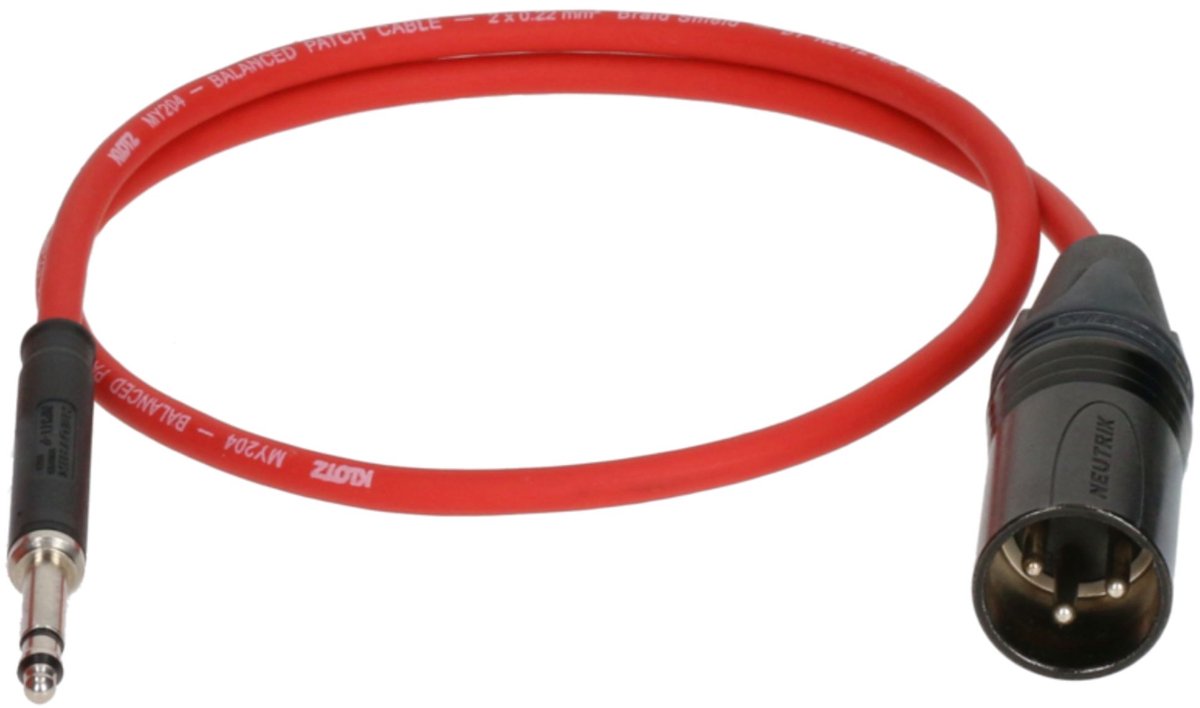 Klotz M4TM3-0030 Kabel met Bantam naar XLR 3p 0,3m