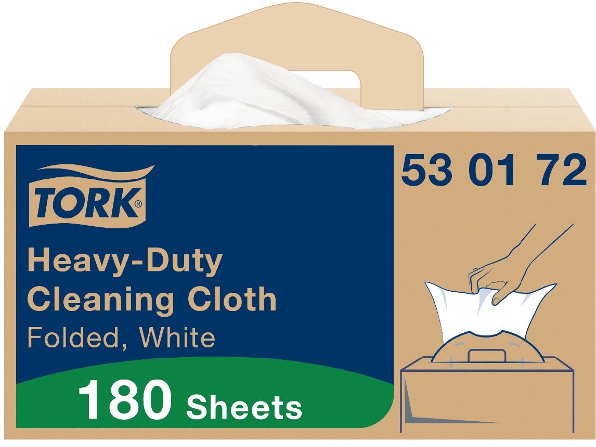 Tork Heavy-Duty Cloth Handy Box W7 530172