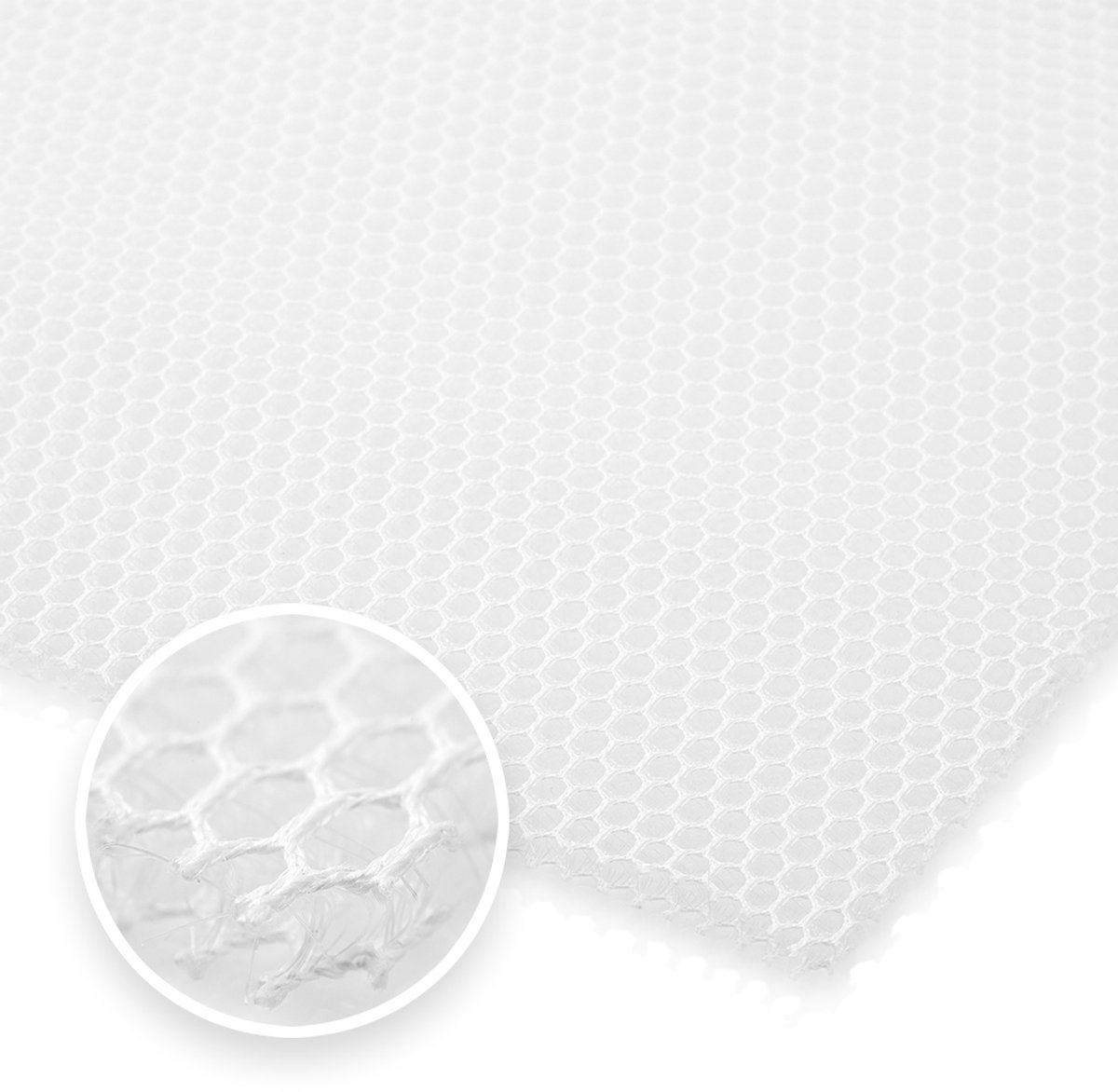 3D Mesh Matrastopper Wieg 80x50 cm - Gemaakt van origineel AeroSleep materiaal - Ademend - Wasbaar - Op maat te knippen