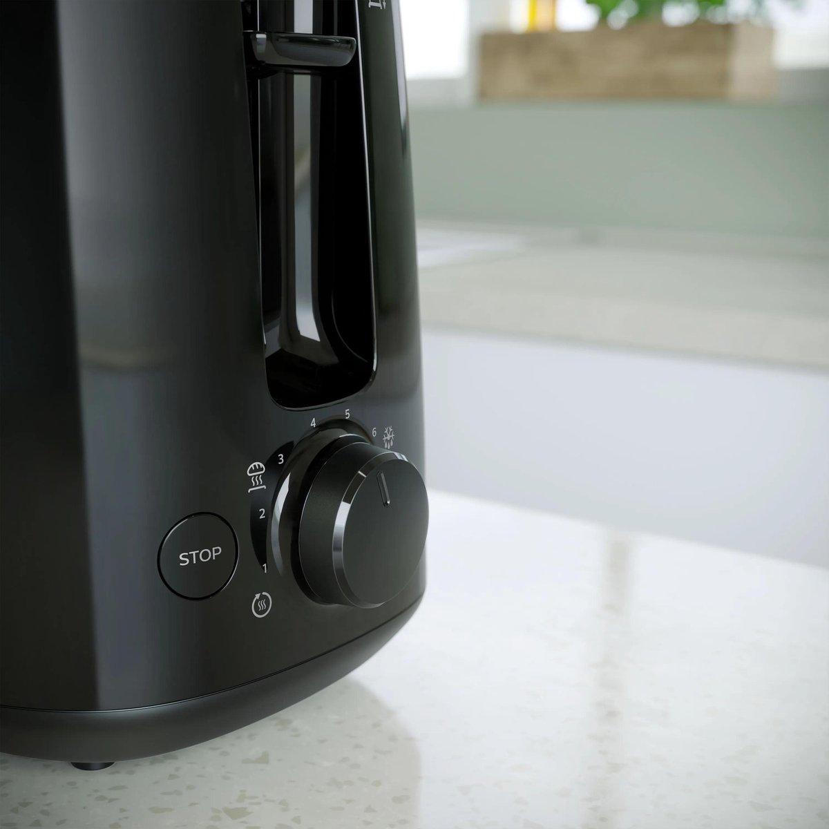 Philips Daily Collection HD2583/90 broodrooster 8 8 snede(n) 600 W Zwart thumbnail 5