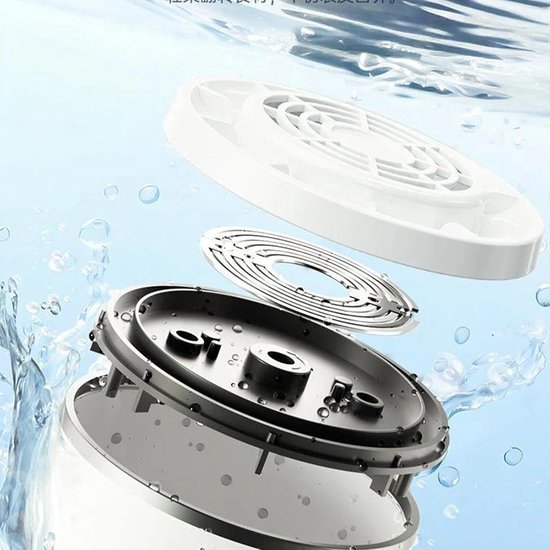 Pesticiden reiniger - Groente- en Fruitreiniger - Elektronische Groente en Fruit Reiniger - 15W Krachtige Vortex - 4 Instelbare Standen - IPX7 - 3600mAh - Verwijdert Vuil, Pesticiden en Residuen - Geschikt voor Gezond Koken - groen — afbeelding 4