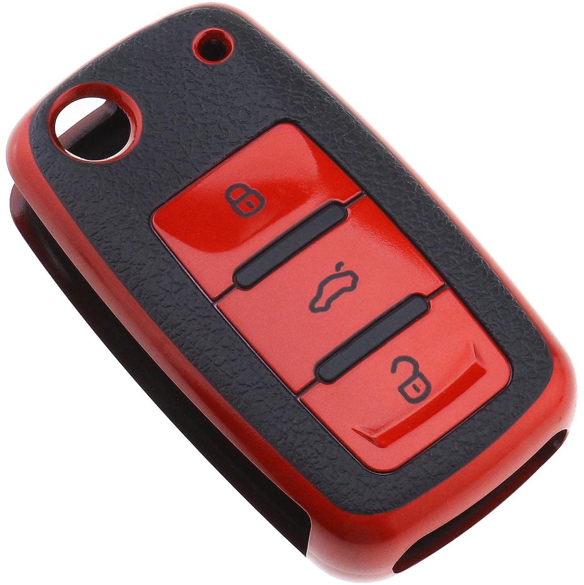 Dailygoods - Innovra - Dailygoods - TPU Beschermhoes voor Autosleutel met 3 Knoppen
