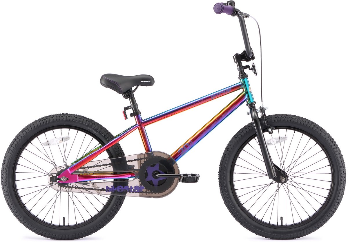 Bikestar kinderfiets BMX 20 inch neonchroom