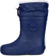 Druppies Winterlaarzen Kinderen - Gevoerde Regenlaarzen - Snowboots - Nachtblauw - Maat 33