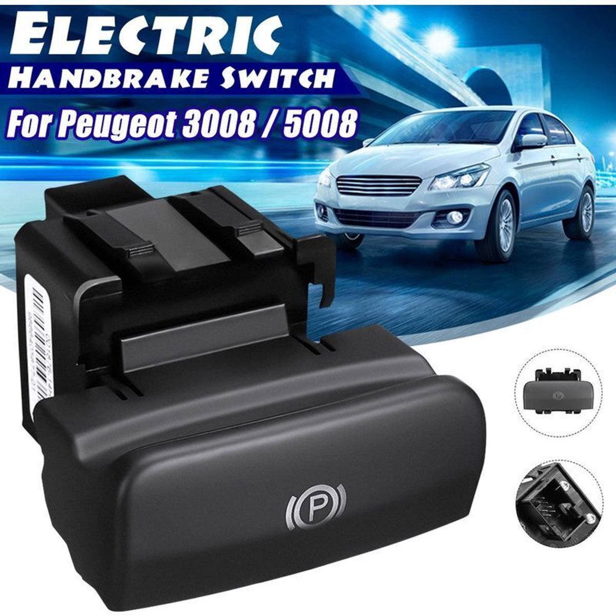 De handremschakelaars 470703 en 470706 zijn geschikt voor de modellen 3008, 5008, 308 CC, SW, DS5, DS6, 607, C4 en Picasso DS4/C4.