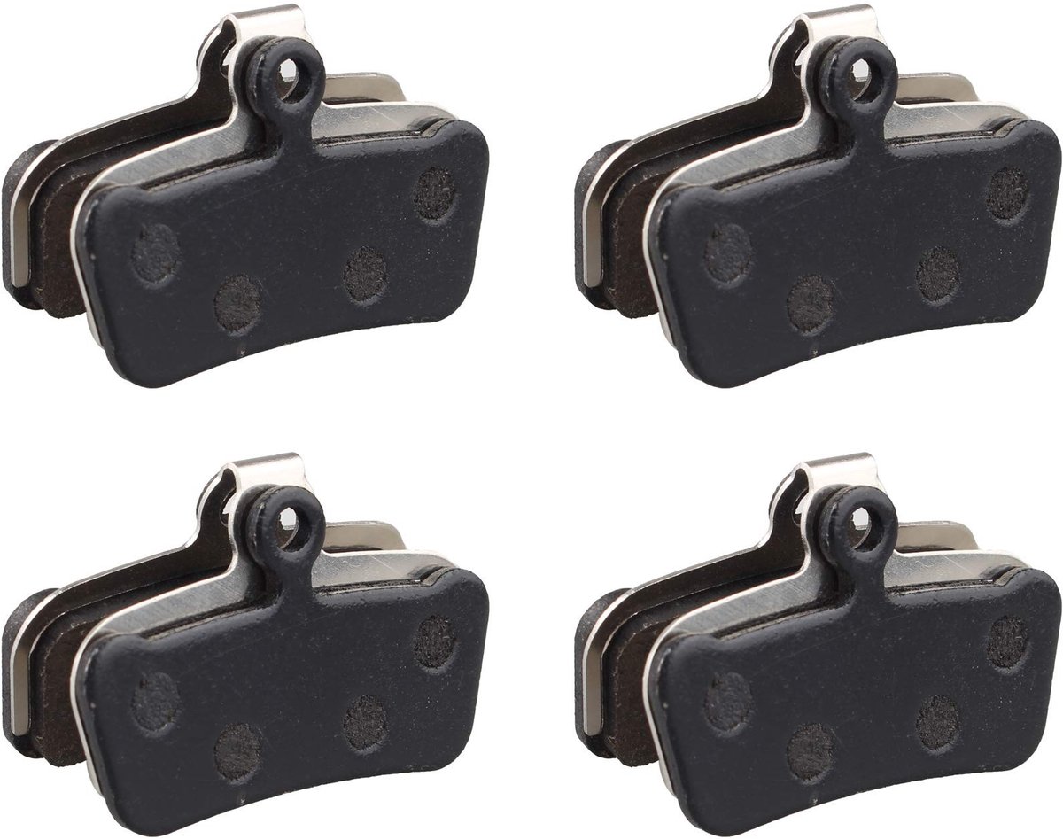 Dailygoods - 4 Paar Semi-Metalen Fiets Schijfrem Pads voor Diverse Modellen