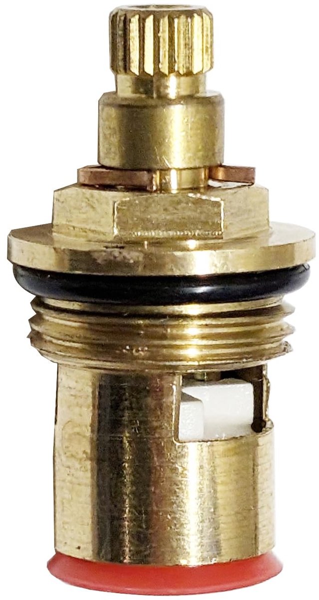 Dailygoods - Keramische Disc Cartridge Valve - Vervanging Tap Valves - Badkamer Keuken Mixer Tap - 20 Versnellingen - Enkele Schroefdraad - Messing Af