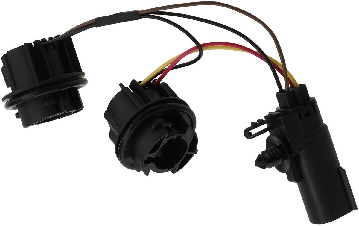 Dailygoods - Dailygoody - 4 Pin Connector - LED Lamp Holder - Duurzaam en Praktisch - 15mm - Achterlicht Socket - Geschikt voor Ford Fiesta - Onderdeel 211257