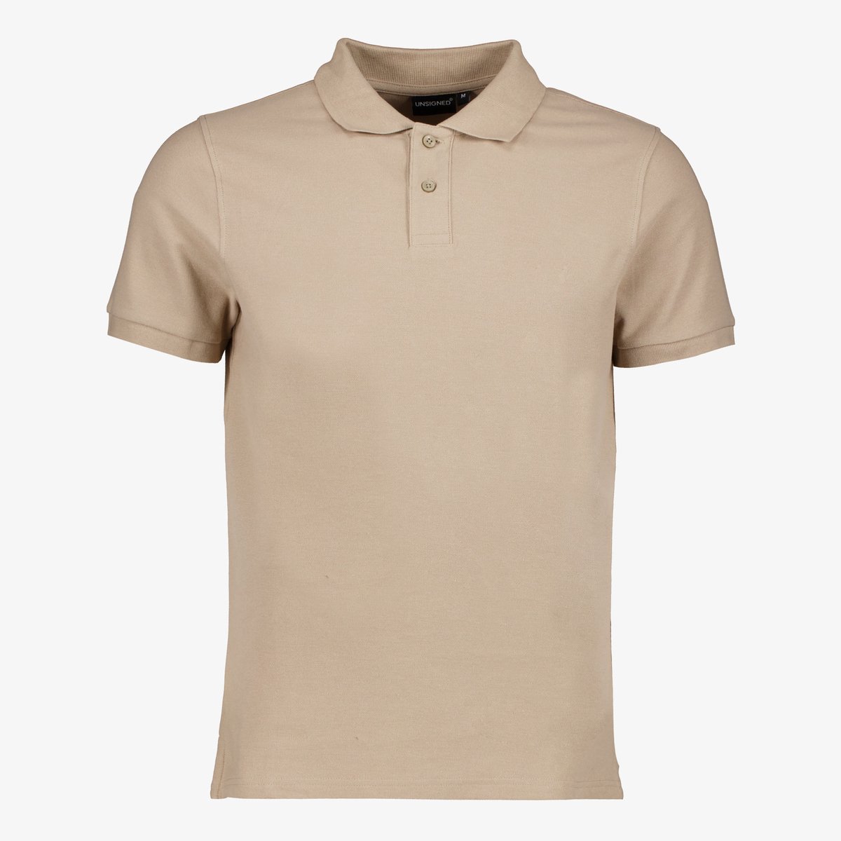 Unsigned heren polo beige - Maat 3XL