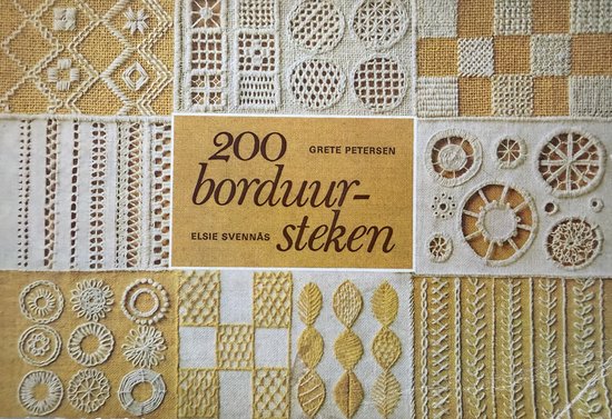 Omslag van 200 borduursteken door Grete Petersen, Elsie Svenna°s