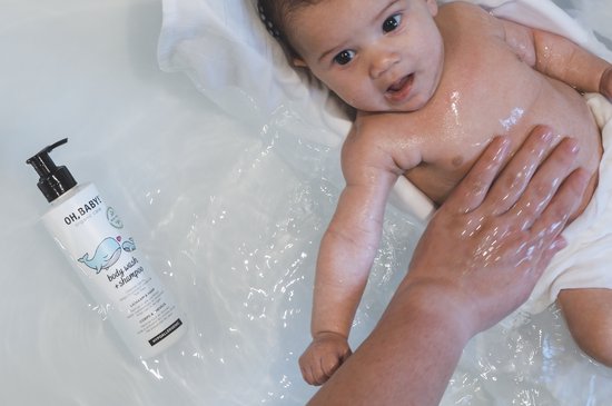 Oh, Baby! Body Wash & Shampoo 250ml - Natuurlijk, Biologisch & Vegan - Prikt niet in de ogen - 2in1 lichaam & haar van Naïf — afbeelding 3
