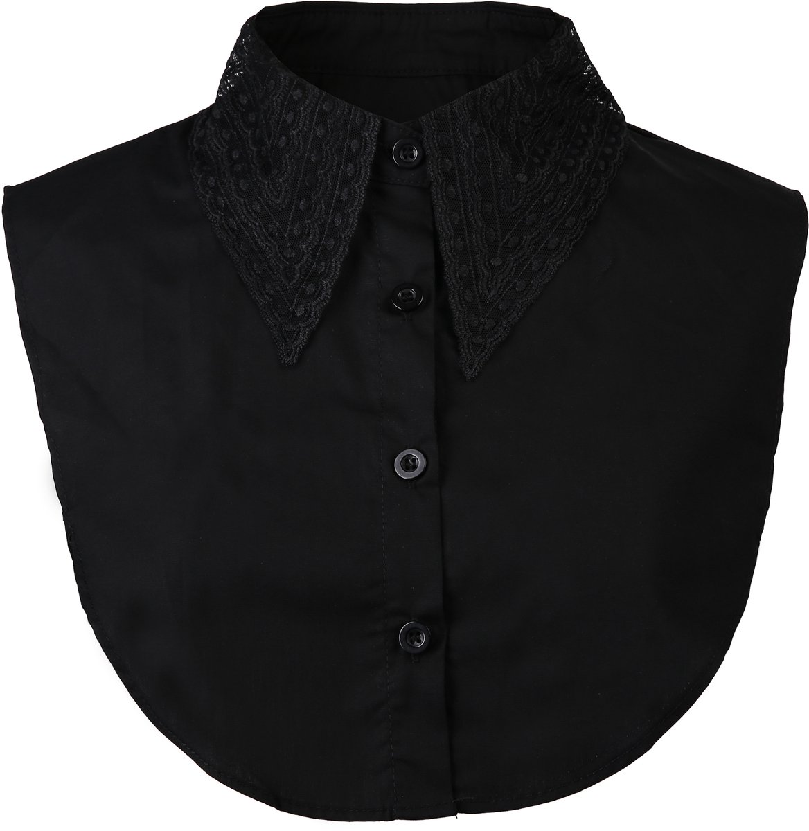 Sunset Fashion | Kraagje | Kant | One Size | Zwart