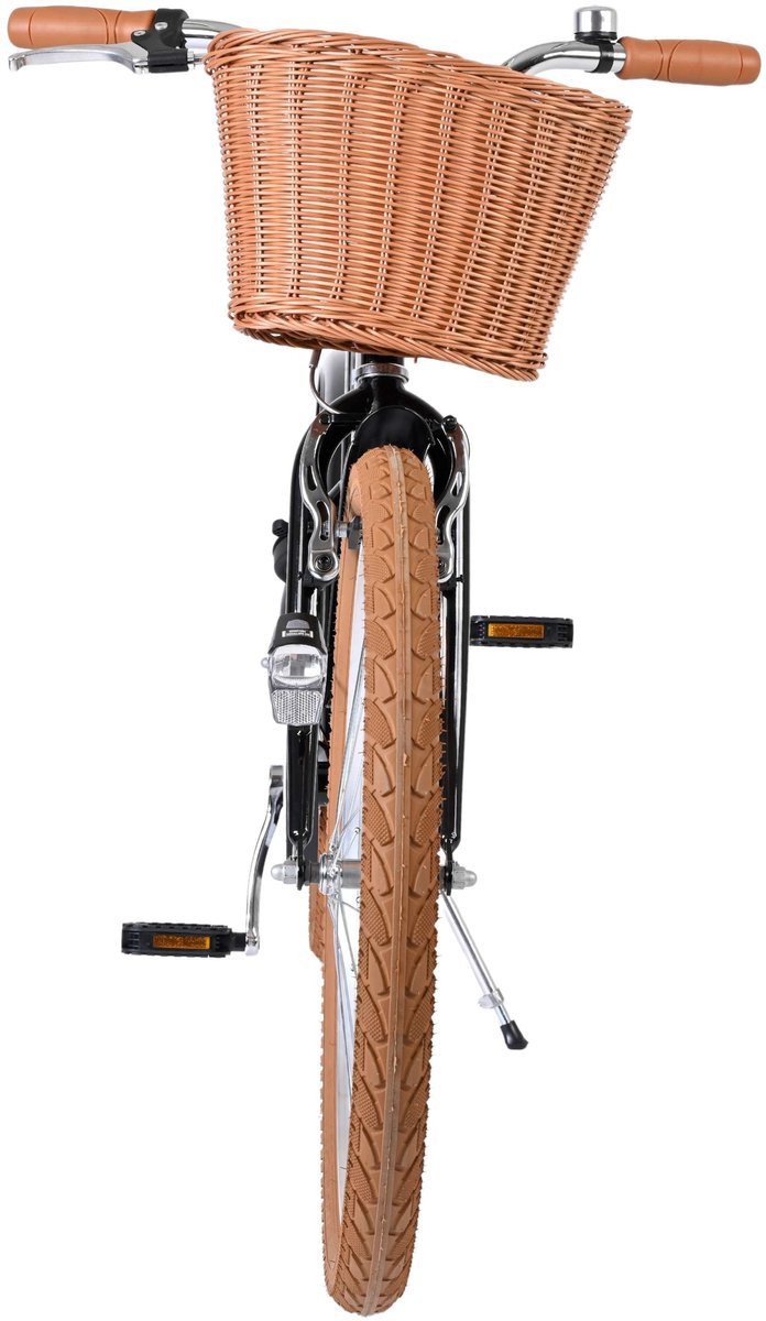 Volare Ashley Kinderfiets - Meisjes - 24 inch - Zwart van Volare — afbeelding 3