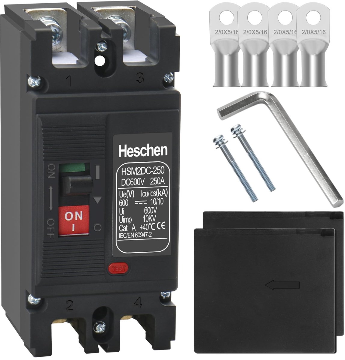 Dailygoods - DC Behuizingsbeveiligingsschakelaar 250A voor Fotovoltaïsche Systemen