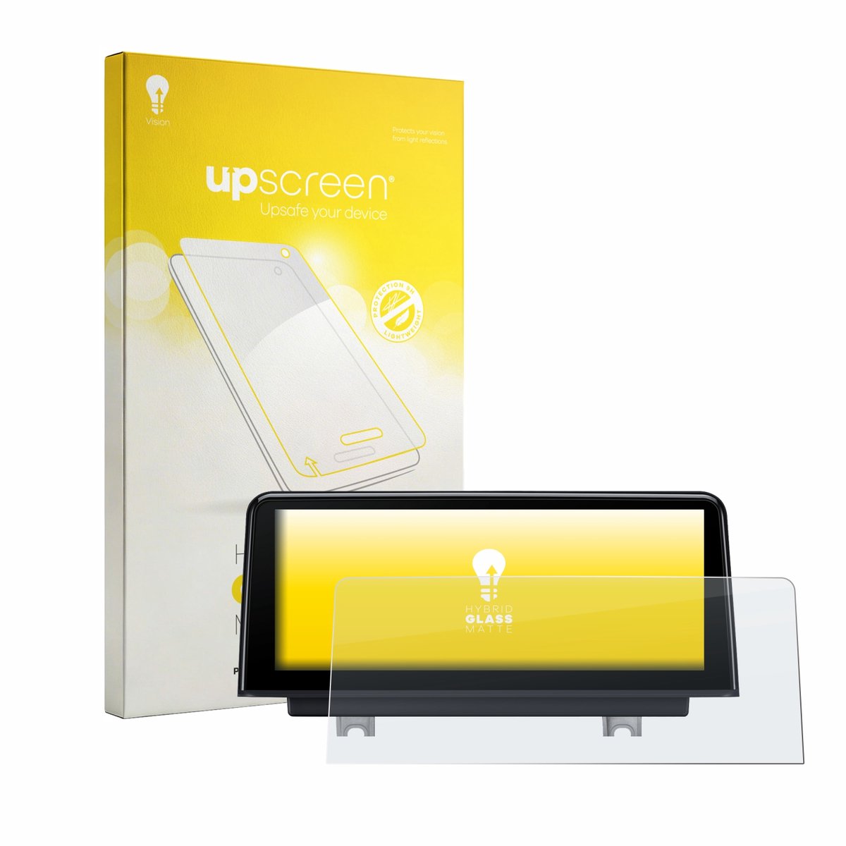 upscreen - Screenprotector voor Xtrons QBBH14NBTH - Folie Beschermfolie Beschermglas matte