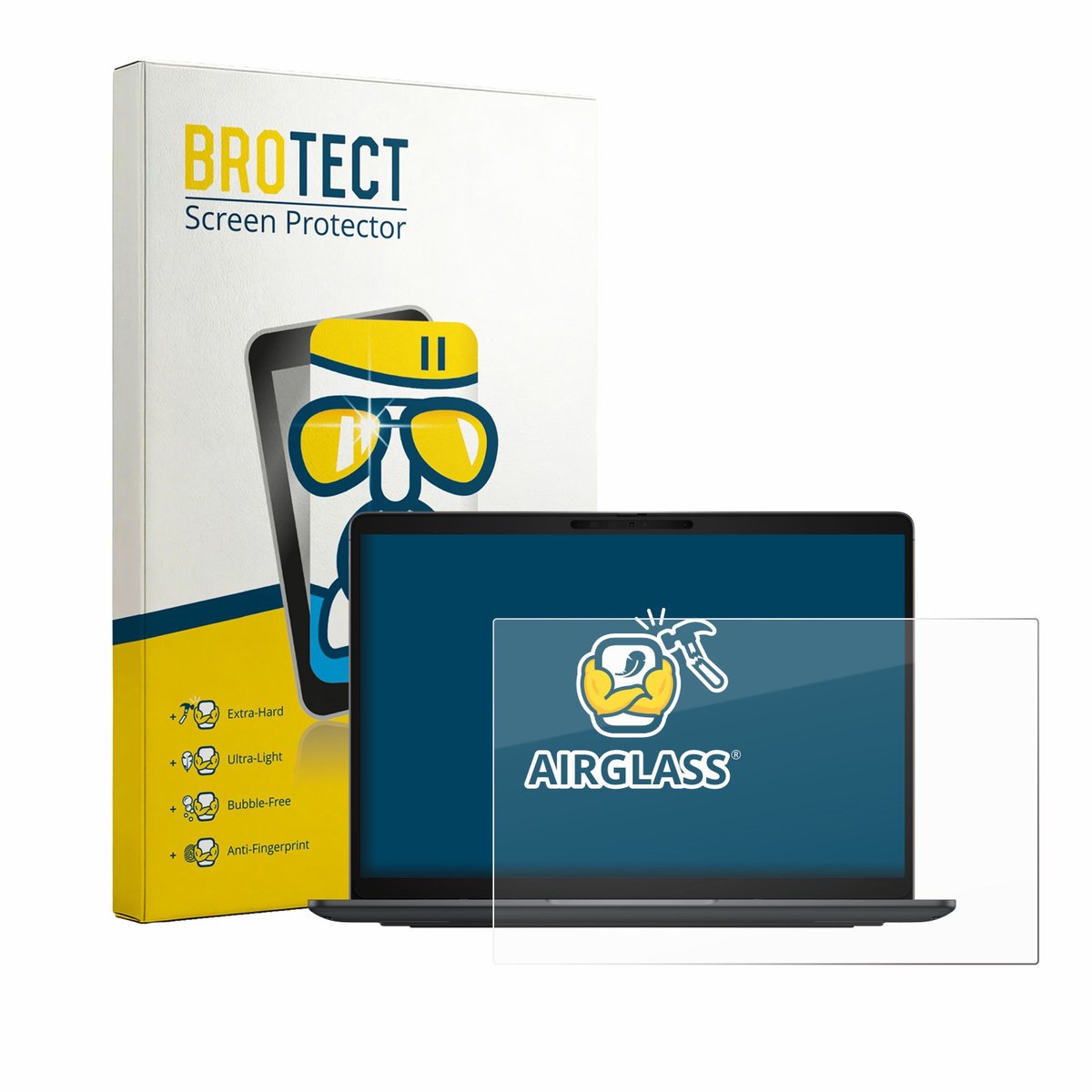 Screenprotector voor Dell Pro 7 Series 13 P713260 Beschermglas transparant