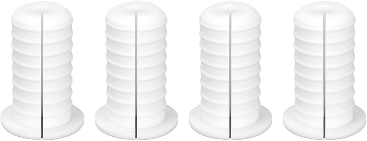 Dailygoods - 4 Stuks Kabeldoorvoertules voor Netwerk- en TV-kabels