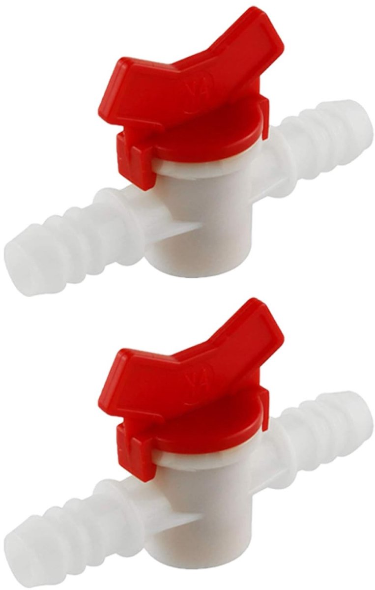 Dailygoods - 2 Stuks Kogelkraan voor Druppelirrigatie 25mm