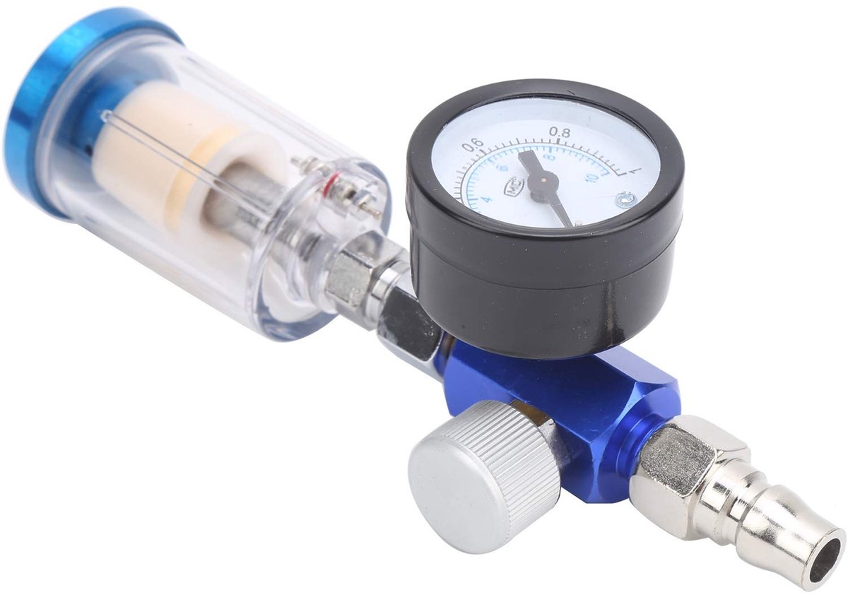 Dailygoods - Drukregelaar voor Spuitpistolen met Waterafscheider