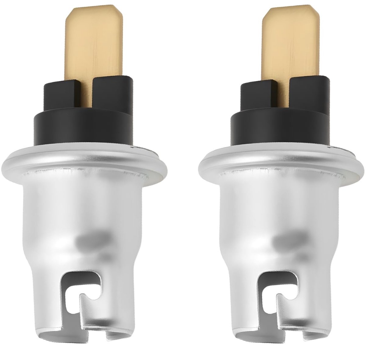 Dailygoods - Set van 2 Metalen Lamphouders voor Dashboard