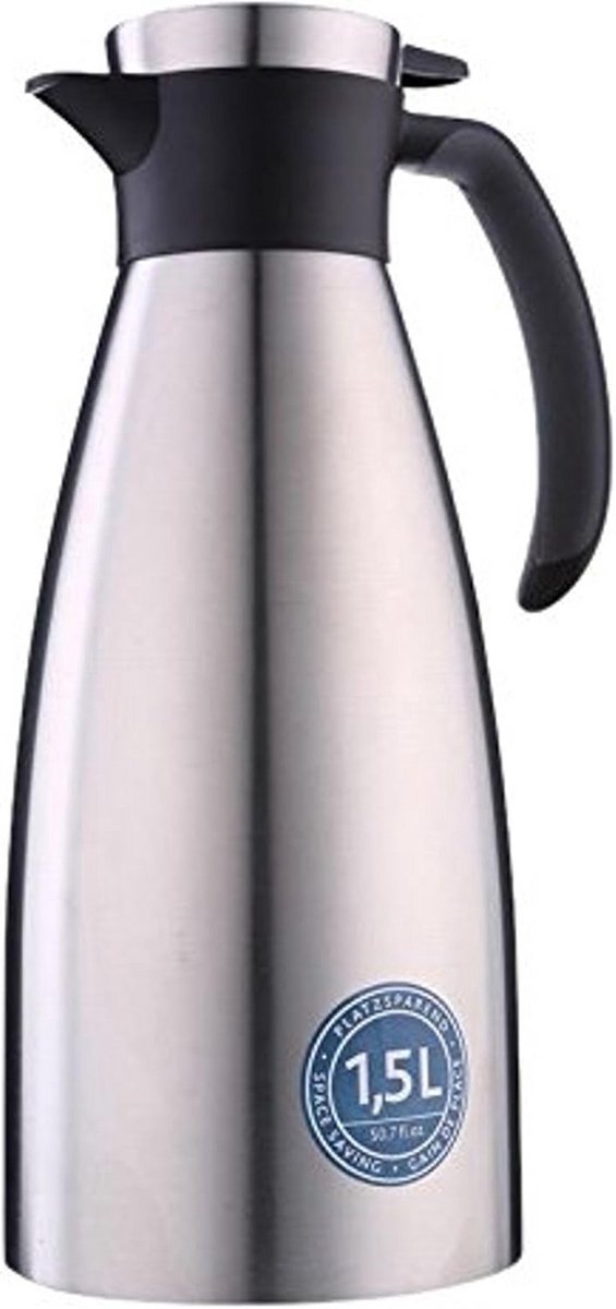 Koffiekan thermoskan - Dubbelwandig - Isoleerkan - 1 liter