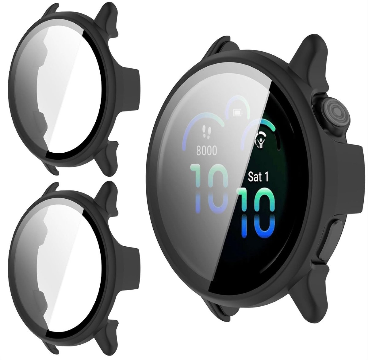 Dailygoods - Beschermhoes voor Garmin Vivoactive 6 met Displaybeschermfolie