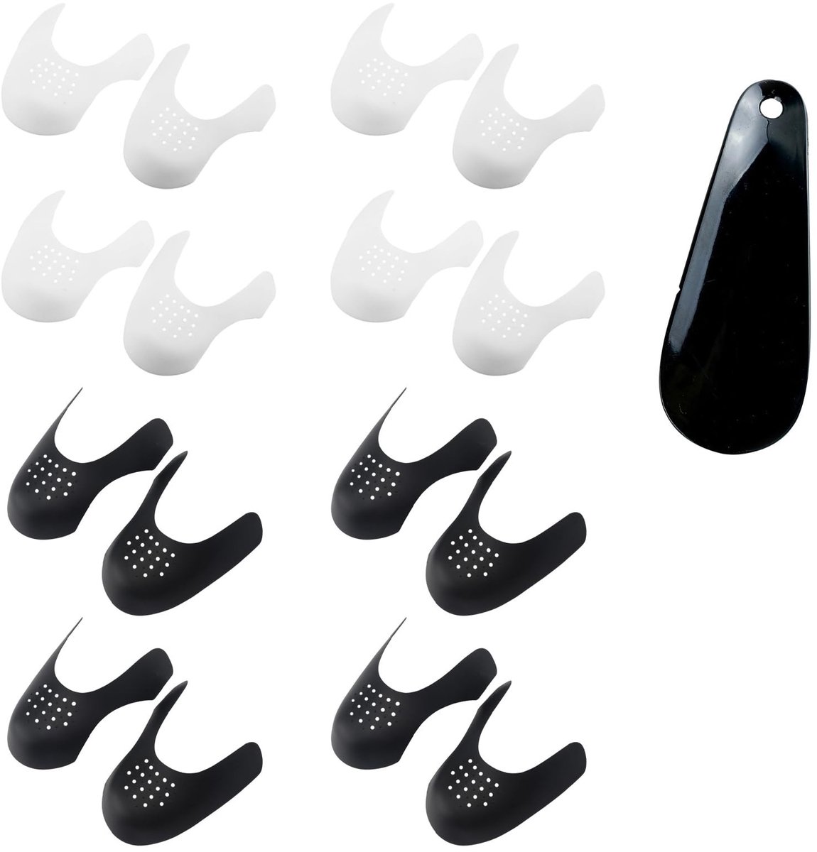 Dailygoods - Innovra - Dailygoods - Cosensi - Dailygoody - Sneaker Schoen Beschermers - Anti-kreuk - Comfortabel - TPU - Vouw Beschermers - Ideaal voor Running en Vrijetijdsschoenen - Inclusi