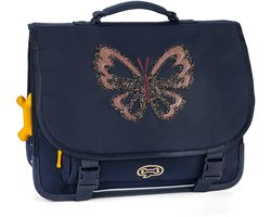Stones and Bones Cedar - Cartable - Confortable - Renforcé - Glitter Butterfly - Bleu foncé