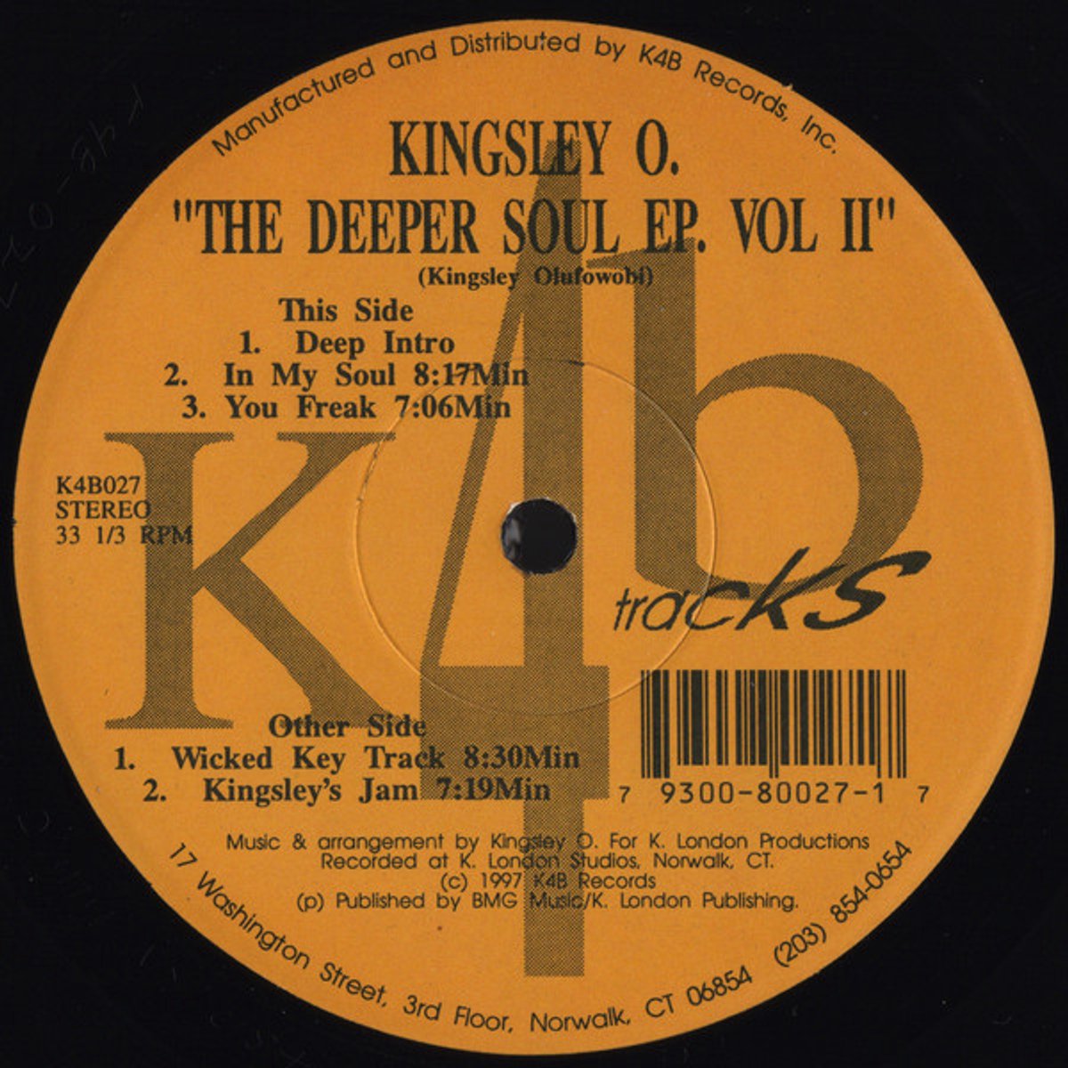 Kingsley O. - The Deeper Soul Ep. Vol Ii