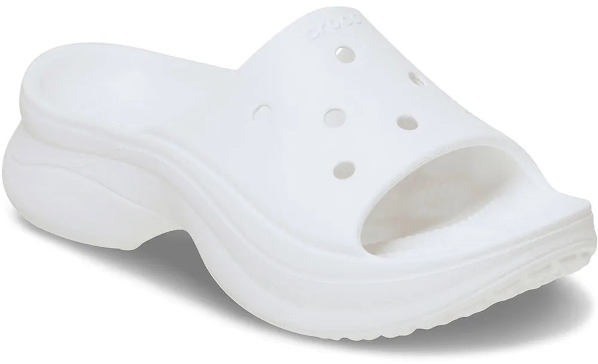 Crocs Classic Bae - Dames Klompen - Wit - Platform - EU 38/39