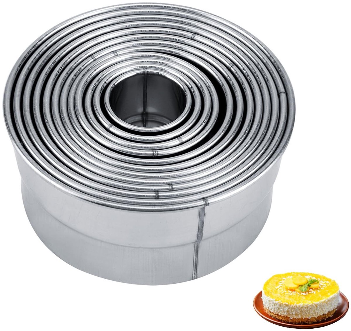 Dailygoods - RVS Koekjesvormen Set van 12 voor Bakliefhebbers